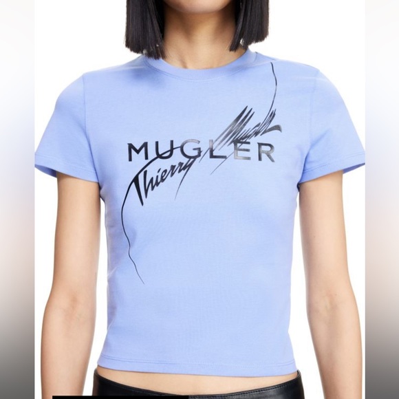 Thierry Mugler Tops - MUGLER x H&M Printed Fitted T-shirt